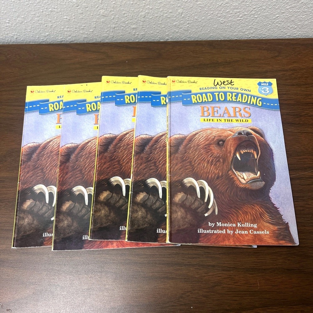 5 BEARS‎ LIFE IN THE WILD (STEP-INTO-READING, STEP 3) By Monica Kulling & Jean